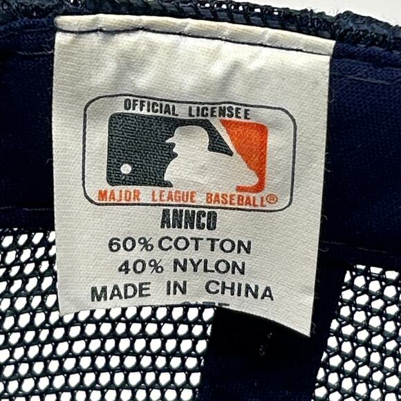 Vintage Minnesota Twins Youth Trucker Hat Baseball Cap Blue Mesh Snapback Kids - Picture 10 of 11